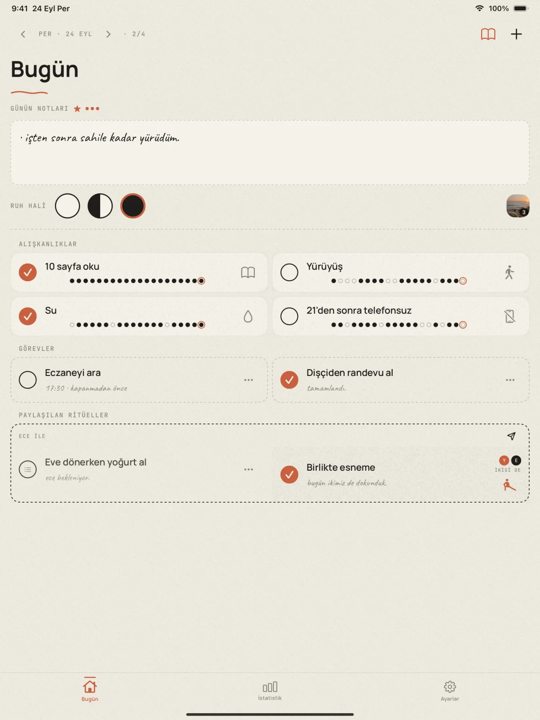 iPad'de Dotted